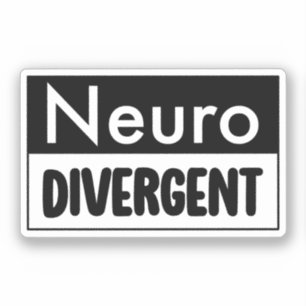 Sticker Neurodivergent   Sensibilisation à la diversité ne