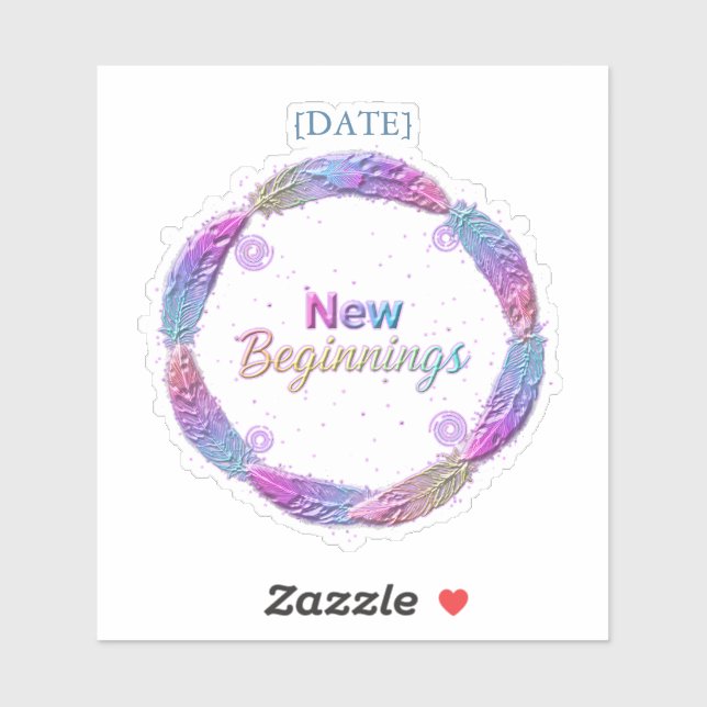 Sticker New Beginnings / Nuevos Comienzos 2027 (Feuille)