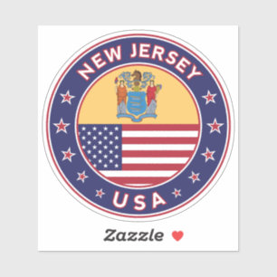 Sticker New Jersey