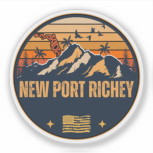 Sticker New Port Richey, Floride 
