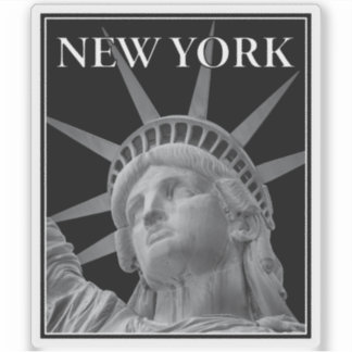 Sticker New York gothique - v2