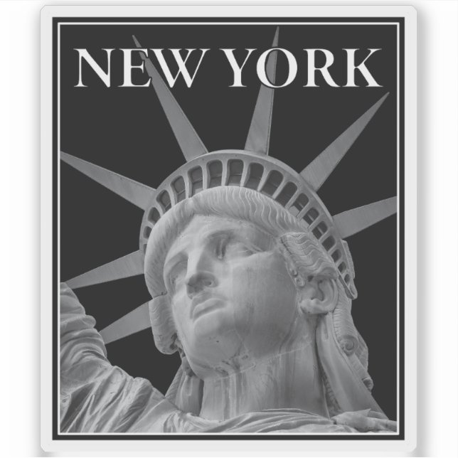 Sticker New York gothique - v2 (Devant)