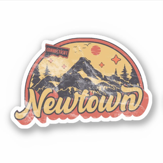 Sticker Newington, Connecticut (Devant)