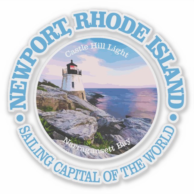 Sticker Newport RI (C) (Devant)