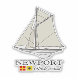 Sticker Newport RI (SB)