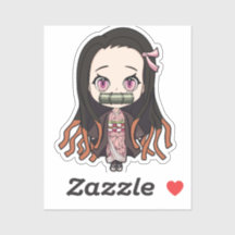 Nezuko - Demon Slayer Cute style anime chibi