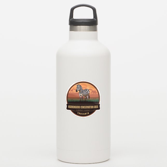 Sticker Ngorongoro Conservation Area, Tanzania (Gourde)