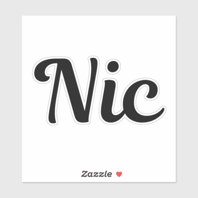 Sticker Nic (Feuille)