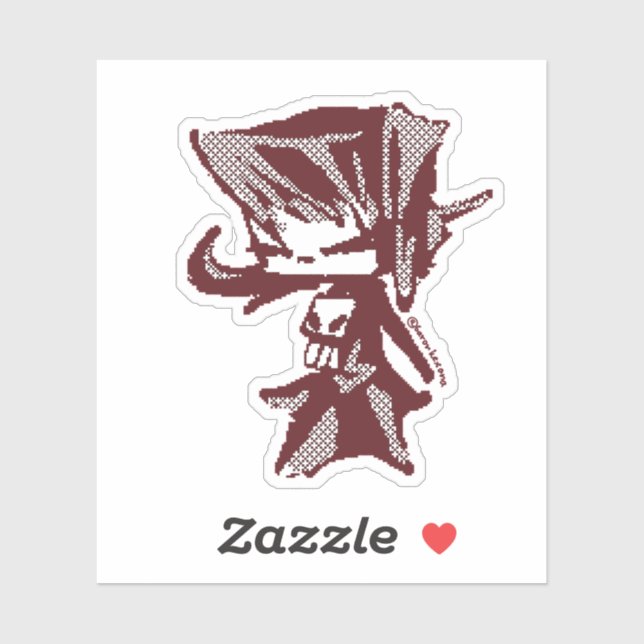Sticker Nickelodeon Invader Zim Gaz (Feuille)