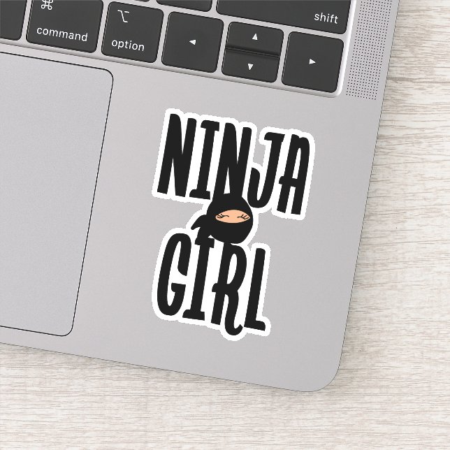 Sticker Ninja Girl (Détail)