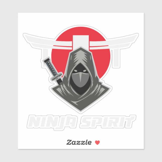 Sticker Ninja Spirit Martial Arts (Feuille)
