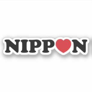 Sticker Nippon Love Heart