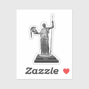 Sticker Niveaux de gris non brisé Bryn Mawr Athena autocol