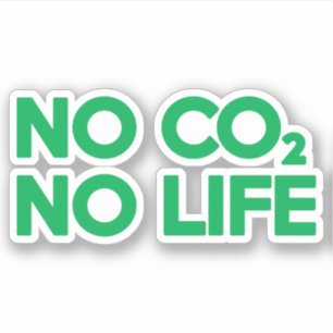STICKER NO CO2 PAS DE VIE