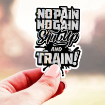 No Pain No Gain Gym Motivation - Exercice Fitness