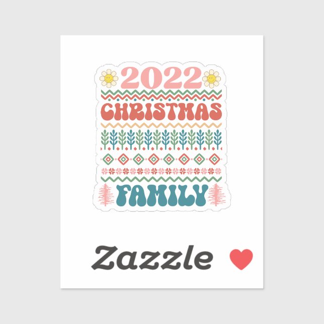 Sticker Noël 2022 Famille-Joyeux Noël-Joyeux Noël-Joyeux-F (Feuille)