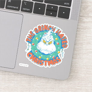 Sticker Noël de Grinch haï