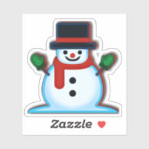 Noël Emoji Snowman