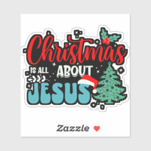 Sticker Noël est tout à propos de Jésus-43687