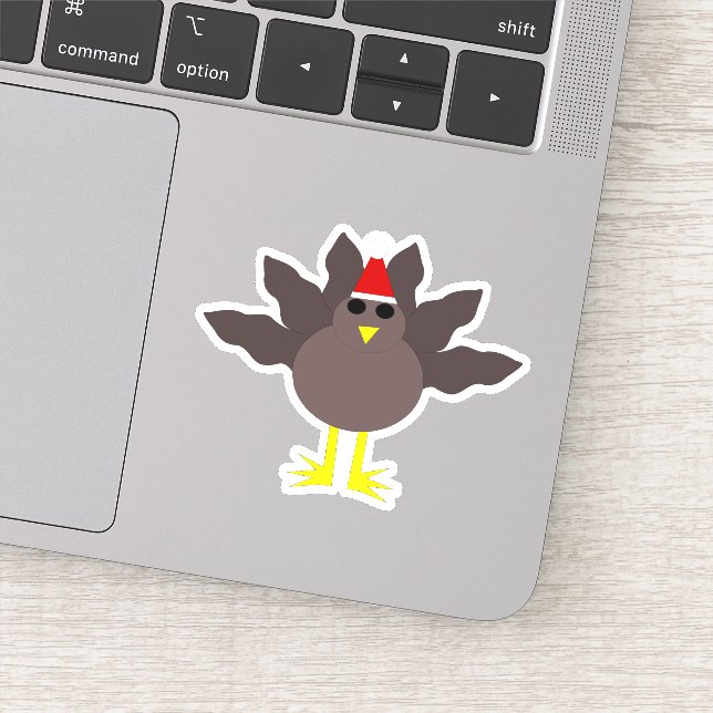 Sticker Noël mignon Turquie (Détail)