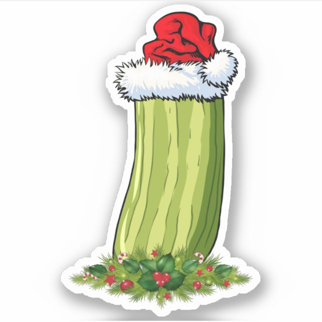 Sticker Noël Père Noël Pickle (Devant)