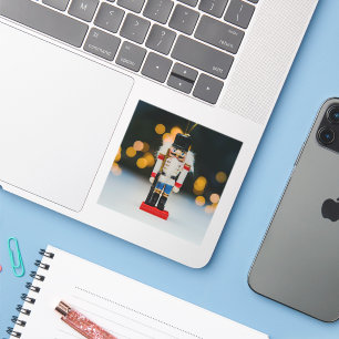 Sticker Noël SlipperyJoe nutcracker figurine ornement