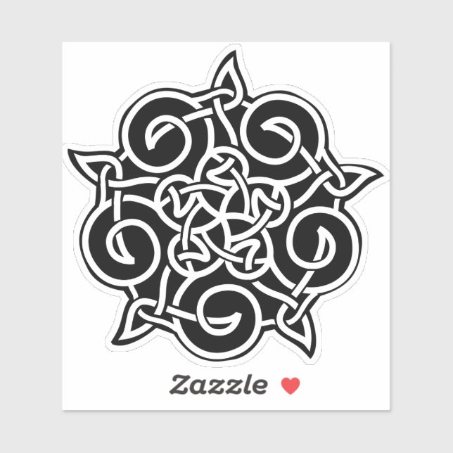 Sticker noeud celtique (Feuille)