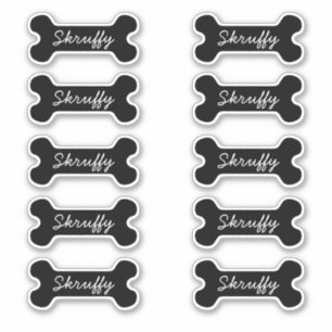 Sticker Noir avec nom