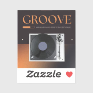 STICKER NOIR BLANC ET ORRENG EN BÂTIMENT VINYLE COUPÉ SUR