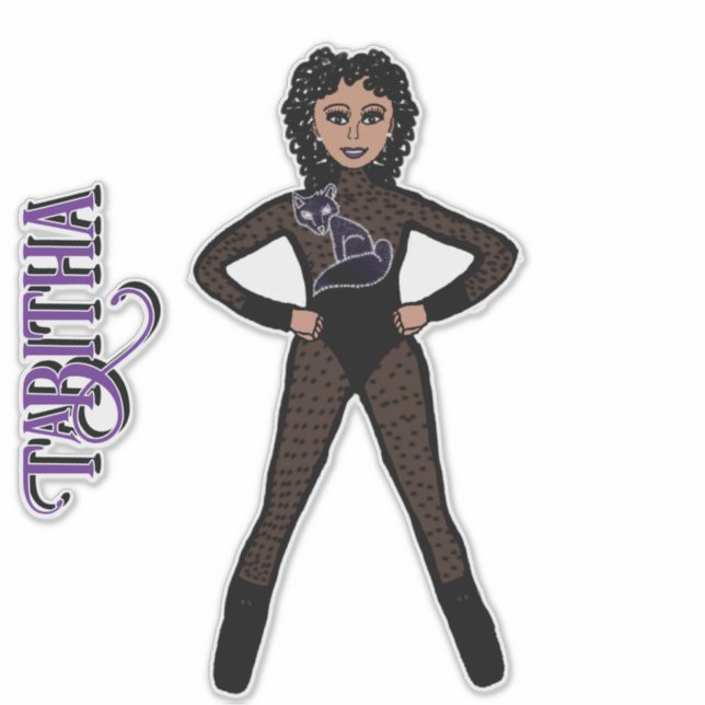 Sticker Noir pur Spark Dancer #2 (Devant)