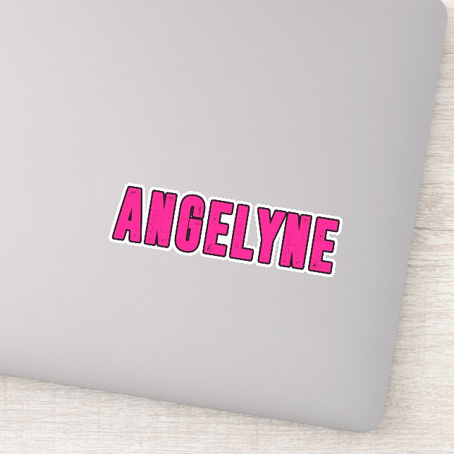 Sticker Nom Angelyne (Détail)