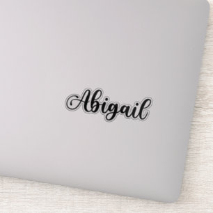 Sticker Nom d'abigail - Calligraphie manuscrite