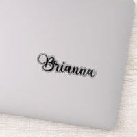 Nom de Brianna - Calligraphie manuscrite