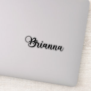 Sticker Nom de Brianna - Calligraphie manuscrite