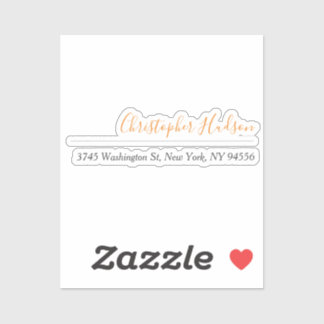 Sticker Nom de calligraphie simple professionnelle