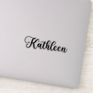 Sticker Nom de Kathleen - Calligraphie manuscrite