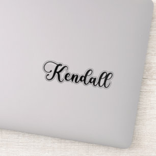 Sticker Nom de Kendall - Calligraphie manuscrite