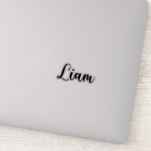 Sticker Nom de la liam - Calligraphie manuscrite