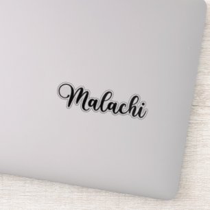 Sticker Nom de Malachi - Calligraphie manuscrite