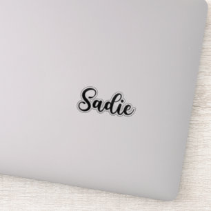 Sticker Nom de Sadie - Calligraphie manuscrite