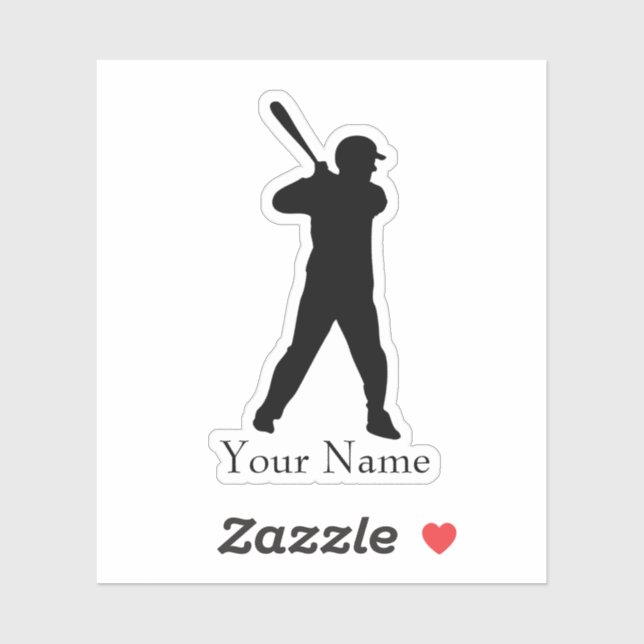 Sticker Nom du baseball (Feuille)