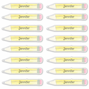 Sticker Nom du crayon