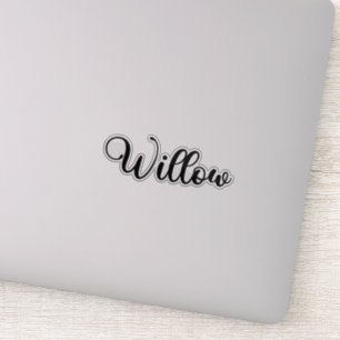 Sticker Nom du Willow - Calligraphie manuscrite