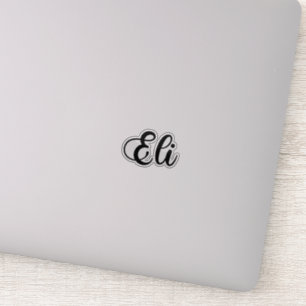 Sticker Nom Eli - Calligraphie manuscrite