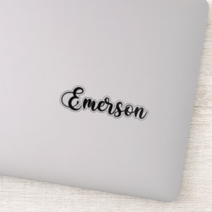 Sticker Nom Emerson - Calligraphie manuscrite