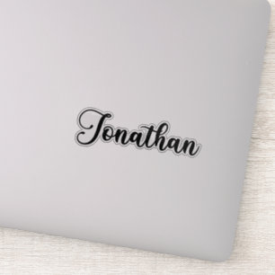 Sticker Nom Jonathan - Calligraphie manuscrite