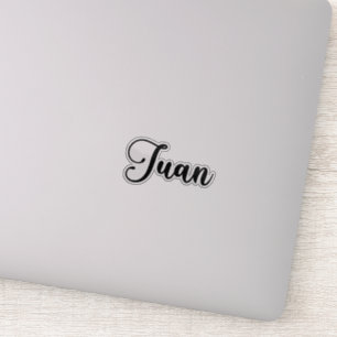 Sticker Nom Juan - Calligraphie manuscrite