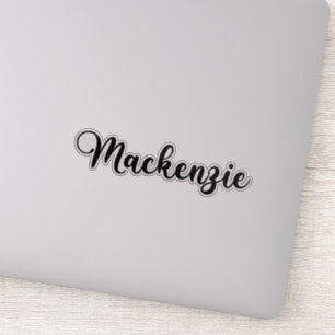 Sticker Nom Mackenzie - Calligraphie manuscrite