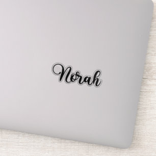 Sticker Nom Norah - Calligraphie manuscrite