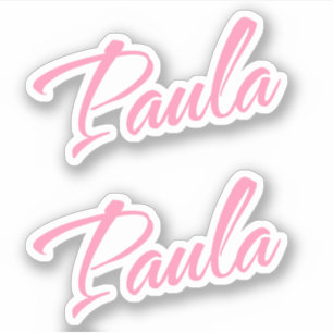 Sticker Nom Paula x2
